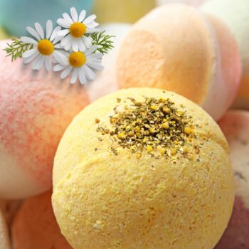 Gentle Hydration with Chamomile Bath Bomb