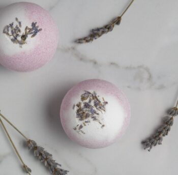 Relax with Lavender Bath Bomb